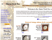 Tablet Screenshot of alarmclockdoc.com